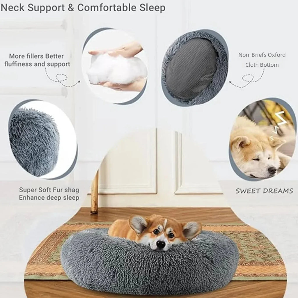 CloudNest Plush Pet Bed