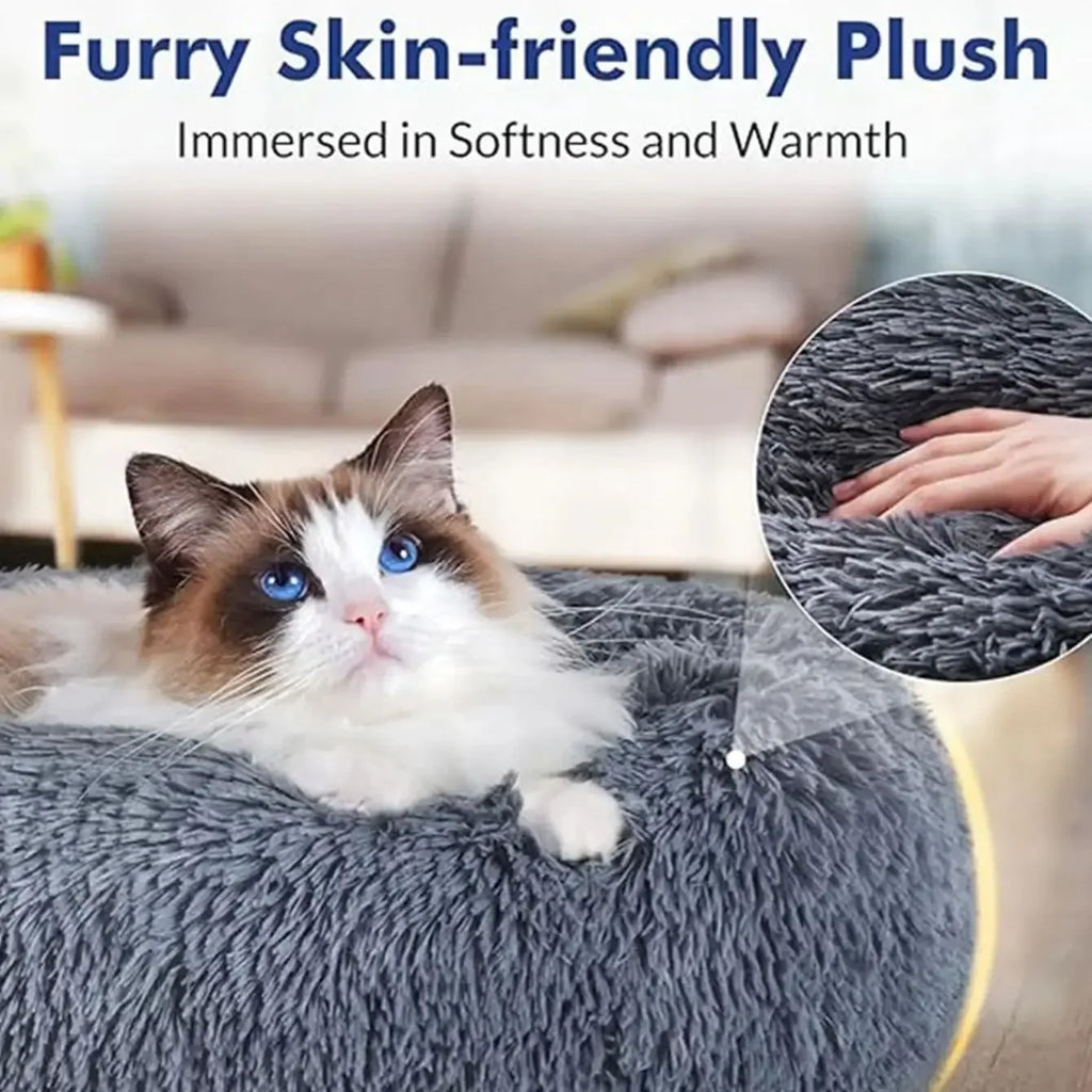 CloudNest Plush Pet Bed