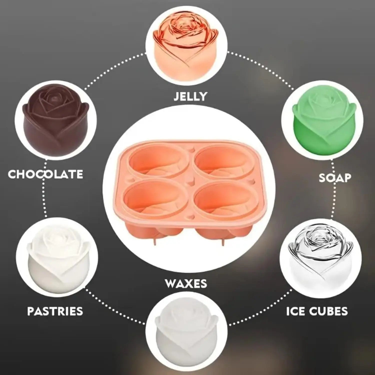 ChillStone Silicone Whiskey Ice Cubes