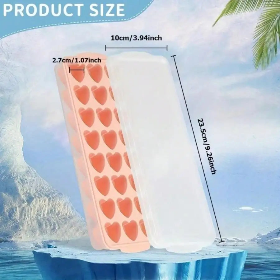 Bold Heart Ice Cube Mold